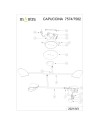 CAPUCCINA * SEMIPLAFÓN LED PEQUEÑO 28W